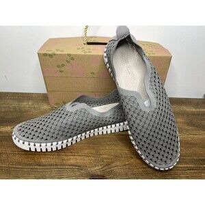 Ilse Jacobsen Tulip 139 TULIP139 Grey Ballerina Slip-on Sneaker 40 BRAND NEW